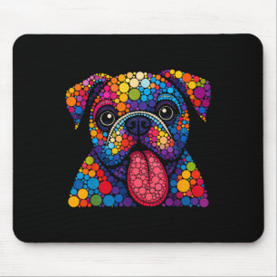 Hundälskare för Lundhund Polka Dot Lycklig Dot Dot Musmatta