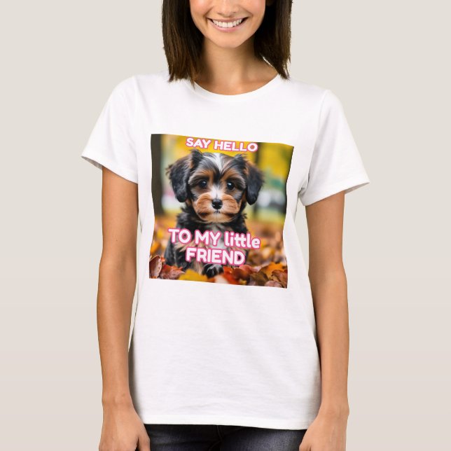 Hundälskare-Gift T Shirt (Framsida)