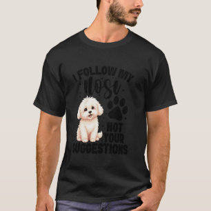 Hundälskare Hundägare Min Näsa Valpälskare Coton D T Shirt