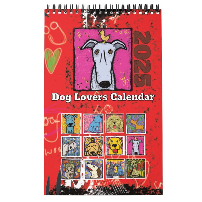 Hundälskare - kalender 2025 (Omslag)