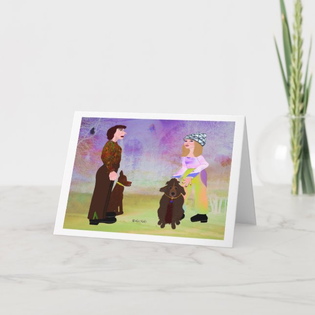 Hundälskare LeeMarie's kreativ Design Kort (Framsida)