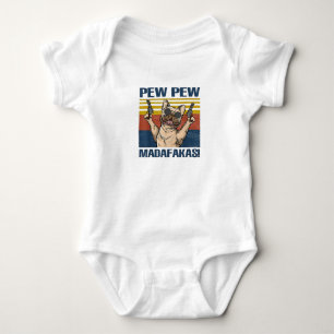 Hundälskare Pew Pew Madafakas T Shirt
