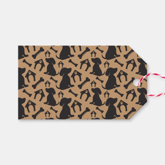 Hundälskare; sällskapsdjur; hundar; ben; söt; valp presentetikett (Framsidan (Horizontal))