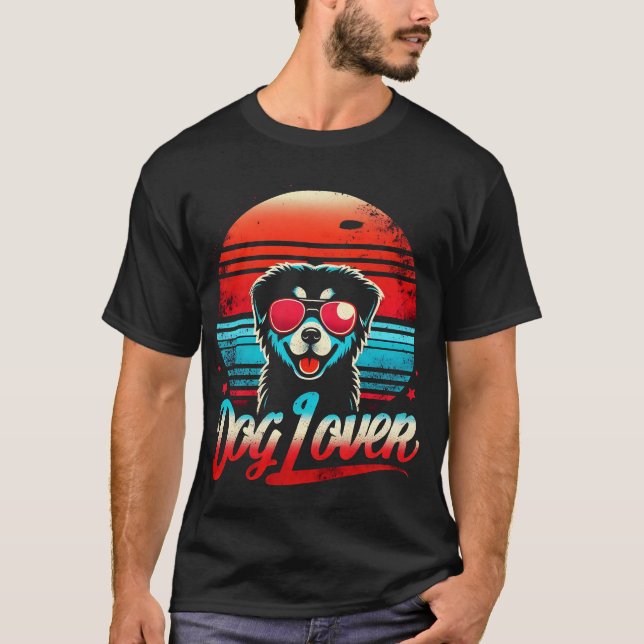 Hundälskare T Shirt (Framsida)
