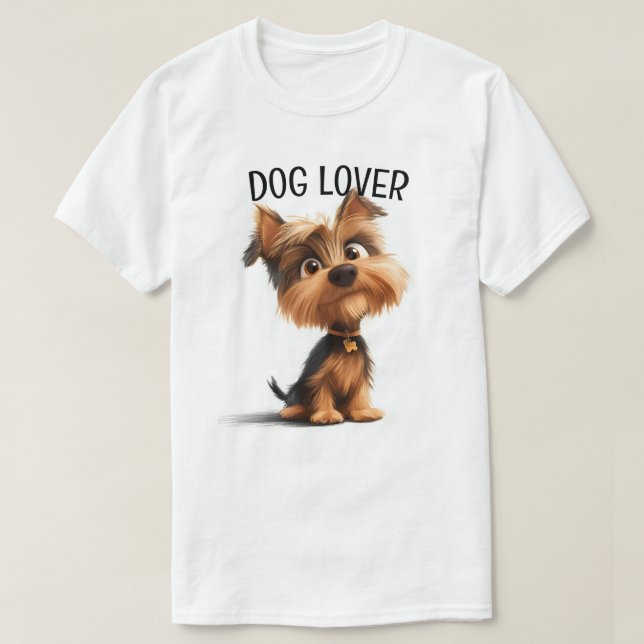 Hundälskare T Shirt (Design framsida)