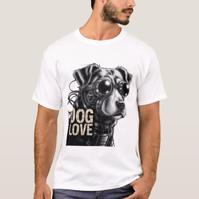 hundälskare t shirt (Framsida)