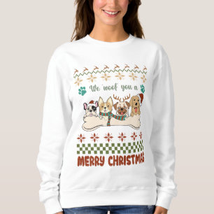 Hundälskare vi Woof You A God jul T Shirt