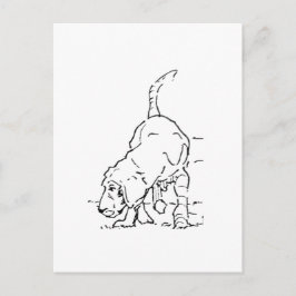 Hundälskareminne, Beagle-illustration Vykort