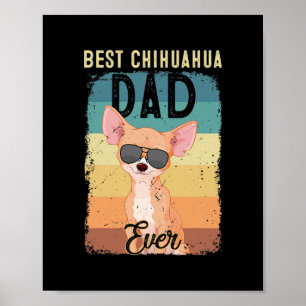 Hundälskarna Best Chihuahua Pappa AldriFars dag  Poster