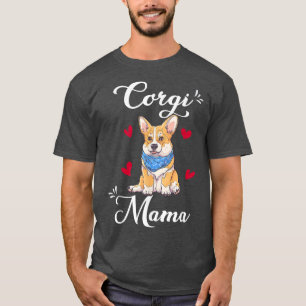Hundälskarna Mo för Womens Cute Mamma Hund Puppy M T Shirt