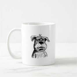 Hundälskarna Mugg, Funny Pitbull Kaffemugg