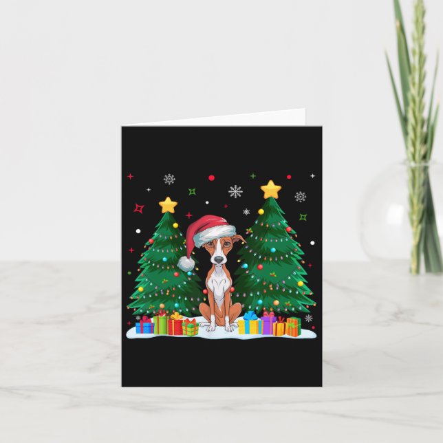 Hundälskarna Santa Hat Ugly God Jul Sweate Kort (Framsida)