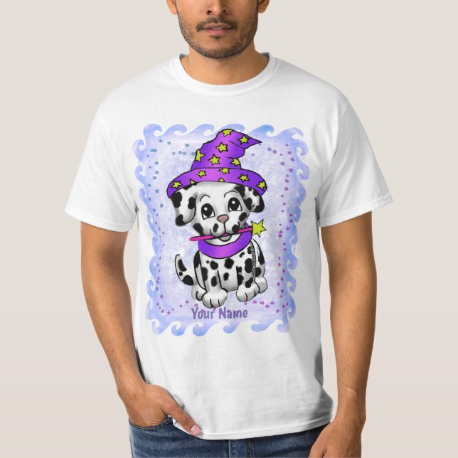Hundälva trollkarl  t shirt (Framsida)