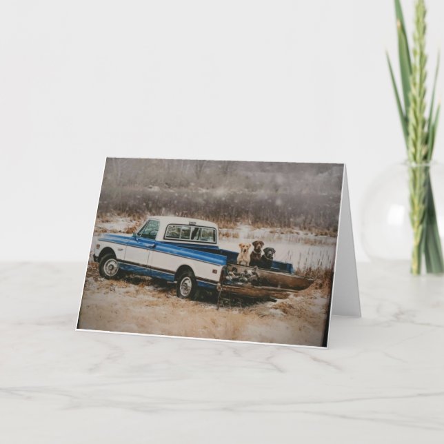 HUNDANDE HUNDAR, BLANKKORT, ANKOR TACK KORT (Framsida)