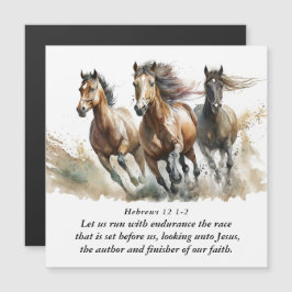 Hundar 12:1 Magnetiskt kort för hästhälsa, bibelns