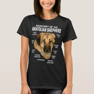 Hundar 365 Anatomi av en Anatolisk Shepherd Hund F T Shirt