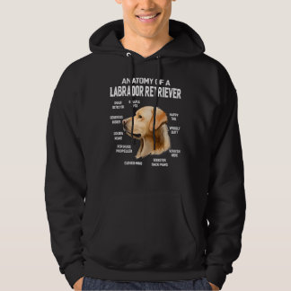 Hundar 365 anatomi hos en Labrador Retriever Hund Hoodie