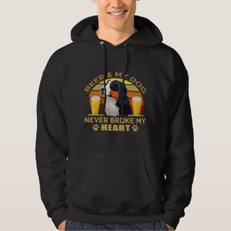 Hundar 365 Beer & Bernese Mountain Hund Aldrig Fat Hoodie