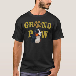 Hundar 365 Bernese Mountain Tass Grandpaw Hund T Shirt