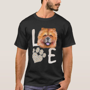 Hundar 365 Kärlek Chow Chow Hund Tass Pet Rädding T Shirt