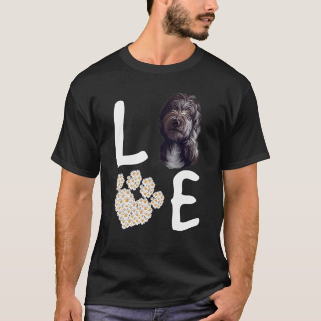 Hundar 365 Kärlek Lagotto Romagnolo Hund Pet Räddi T Shirt (Framsida)