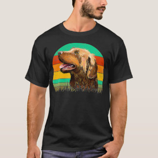 Hundar 365 Retro Chesapeake Bay Retriever Hund Vin T Shirt