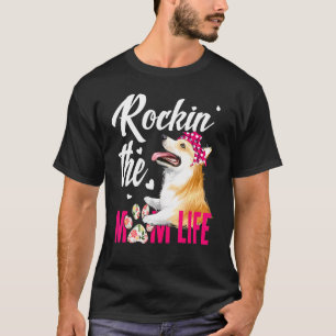 Hundar 365 Rockar Corgi Mamma Liv Hund T Shirt