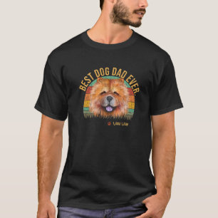 Hundar 365 Vintages bästa Chow Chow Pappa någons T Shirt