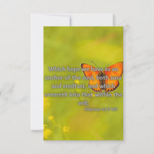Hundar 6:19 KJV Bible Scripture Pic Greeting Card Kort