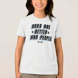 Hundar är bättre [Blk/Blu] T Shirt