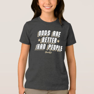 Hundar är bättre [Wht/Crm] T Shirt