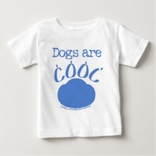 HUNDAR är Coola Paw-utskrift Tee