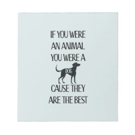 Hundar är det bästa - anteckningsblock