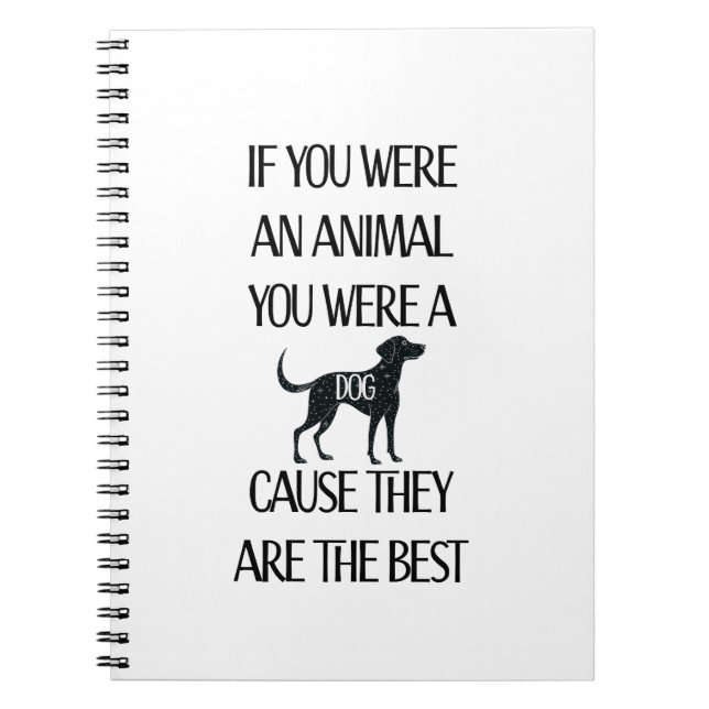 Hundar är det bästa.. Perfektens gåva till hund äl Anteckningsbok (Framsidan)