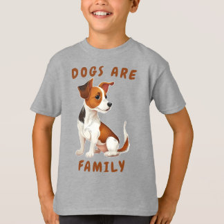 Hundar är familj t shirt