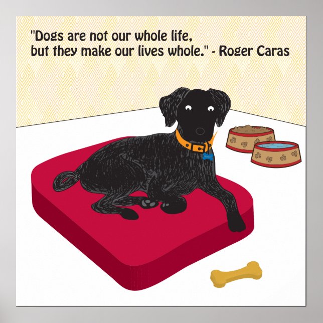 Hundar är inte allt för oss affisch (Framsidan)