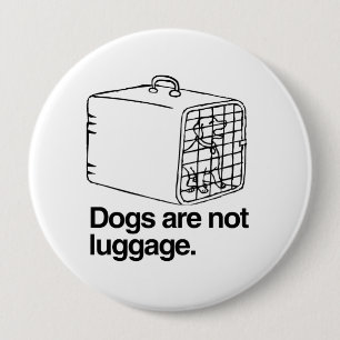 Hundar är inte bagage - .png knapp