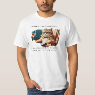 Hundar är människans bästa vän t shirt
