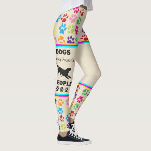 Hundar är mina favoritfolkslag leggings