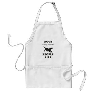 Hundar är mitt favoritfolk Apron Förkläde