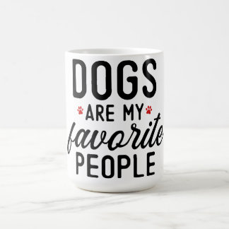 Hundar är mitt favoritfolk kaffemugg