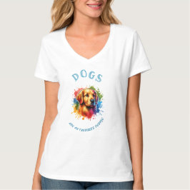 Hundar är mitt favoritfolk t shirt