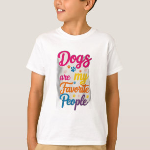 Hundar är mitt favoritfolk t shirt