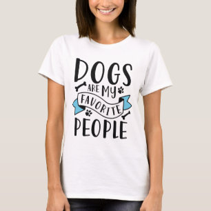 Hundar är mitt favoritfolk t shirt