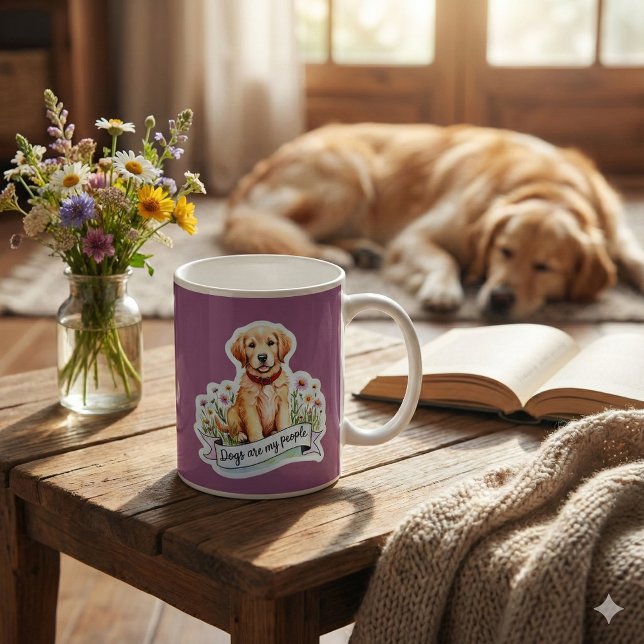 Hundar är mitt folk Mugg (This adorable, "Dogs are my people" mug would make a great gift for the dog lover in your life! )