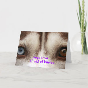hundar är rädd kort