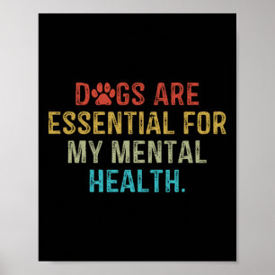 Hundar är till för min Vintage för återköp av tand Poster