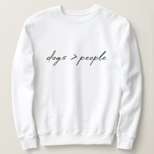 Hundar är Underbarare än Människor   Script Hund ä T Shirt