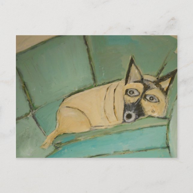 hundar av eric ginsburg vykort (Framsida)