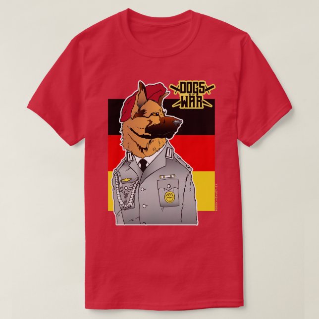 Hundar av tyska Bundeswehr T Shirt (Design framsida)